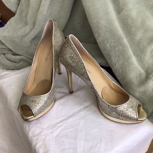 Ivanka Trump Metallic Heels